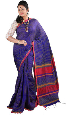 

Hawai Self Design Fashion Cotton Saree(Purple)