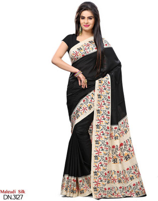 

Sunaina Printed Bhagalpuri Art Silk Saree(Multicolor)