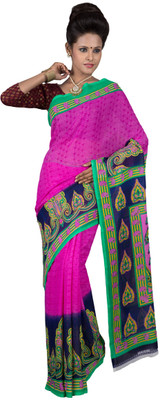 

Hawai Printed Fashion Georgette Saree(Multicolor)