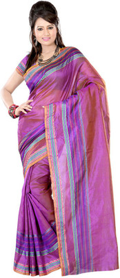 

Ansu Fashion Solid Fashion Art Silk Saree(Pink)