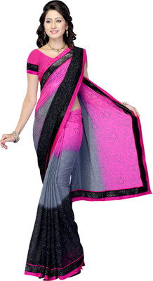 

Suvastram Floral Print Fashion Chiffon Saree(Multicolor)