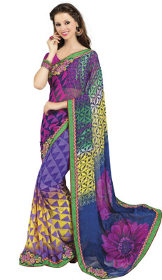 

Ewows Embellished Fashion Chiffon Saree(Multicolor)