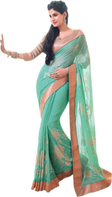 

Vishal Printed Fashion Georgette Saree(Blue, Gold), Pink;orange
