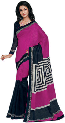 

Stylish Girls Printed Fashion Pure Chiffon Saree(Multicolor), Multicolor278