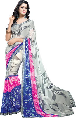 

Saara Printed Fashion Georgette Saree(Multicolor)