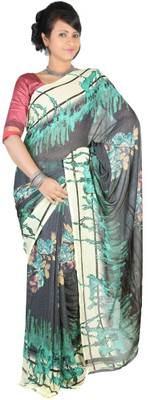 

Hawai Printed Daily Wear Georgette Saree(Multicolor)