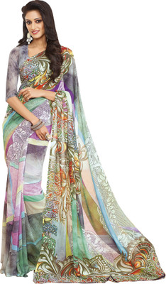 

Vishal Self Design Bollywood Georgette Saree(Multicolor)