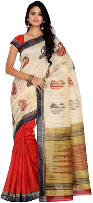 

Suvastram Printed Bhagalpuri Silk Saree(Multicolor)