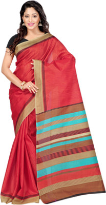 

Sunaina Solid Fashion Art Silk Saree(Multicolor)