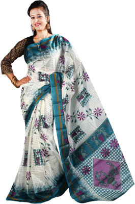 

Anushree Saree Self Design Fashion Silk Saree(Multicolor), Green