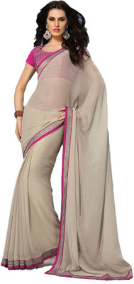 

Indian Wear Online Printed Fashion Pure Chiffon Saree(Multicolor), Multicolor385