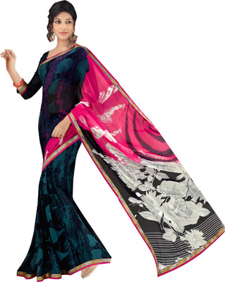 

Lovelylook Printed Fashion Georgette Saree(Multicolor)