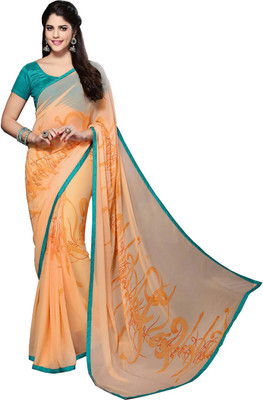 

Mathura Digital Prints Fashion Chiffon Saree(Orange)