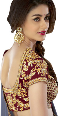 

Jiya Self Design Fashion Satin, Georgette Saree(Blue, Light Blue)