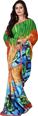 

Parisha Self Design, Printed Fashion Georgette Saree(Multicolor)