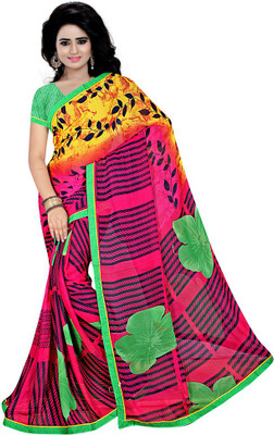 

Stylish Girls Printed Fashion Chiffon Saree(Multicolor)