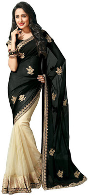 

Indian Wear Online Printed Fashion Pure Chiffon Saree(Multicolor), Multicolor434