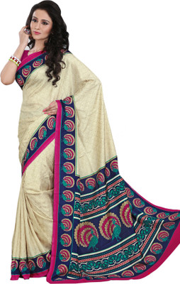 

Sunaina Printed Fashion Art Silk Saree(Multicolor)