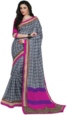 

Indian Wear Online Printed Fashion Pure Chiffon Saree(Multicolor), Multicolor274