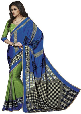 

Vipul Printed Fashion Chiffon Saree(Blue)