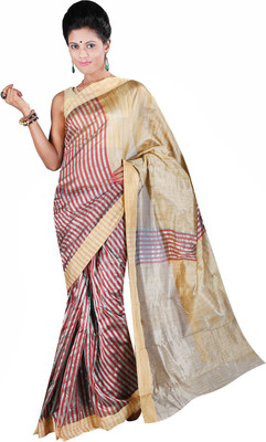 

Anushree Saree Self Design Fashion Chanderi Saree(Multicolor), Green
