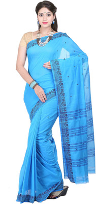 

Goodway Printed Madurai Cotton Saree(Blue)