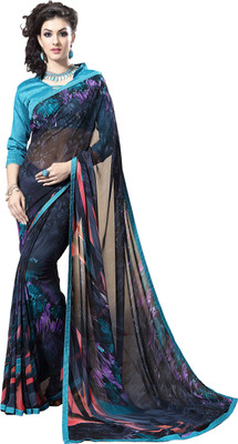 

Khushali Self Design, Printed Fashion Georgette Saree(Multicolor)