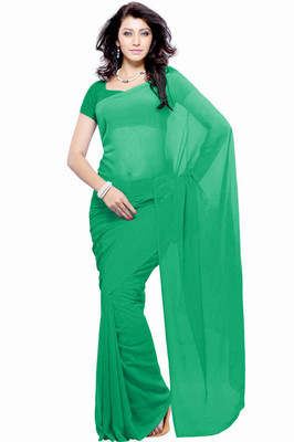 

Khushali Self Design Fashion Georgette Saree(Light Green)