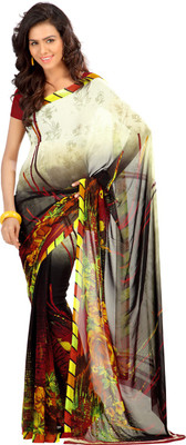 

Indian Wear Online Printed Fashion Art Silk Saree(Multicolor), Multicolor372