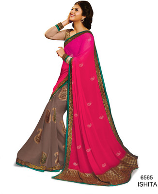 

Ridham Sarees Self Design Fashion Silk Saree(Multicolor)