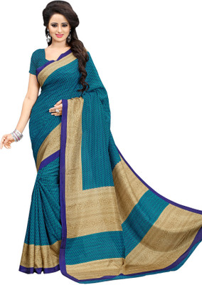 Sunaina Printed Fashion Art Silk Saree(Multicolor)