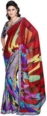 

Ewows Printed Fashion Georgette Saree(Multicolor)