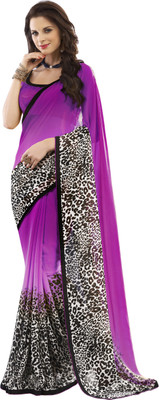 

Jiya Self Design Fashion Georgette Saree(Magenta, Multicolor)