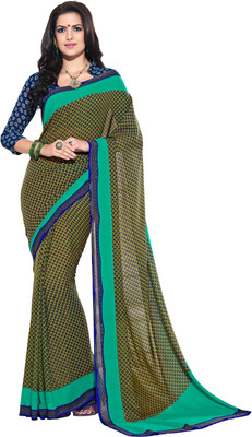 

Khushali Self Design, Printed Fashion Georgette Saree(Multicolor)