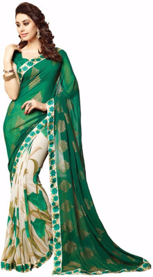 

KL Collection Floral Print Fashion Georgette Saree(Multicolor)