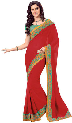 

Party Wear Dresses Printed Fashion Pure Chiffon Saree(Multicolor), Multicolor415