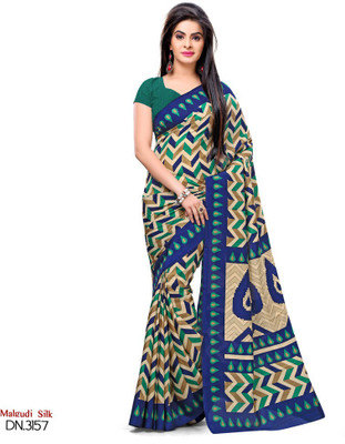 

Sunaina Printed Bhagalpuri Art Silk Saree(Multicolor)
