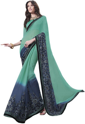 

Desi Butik Embroidered Fashion Jacquard Saree(Multicolor)