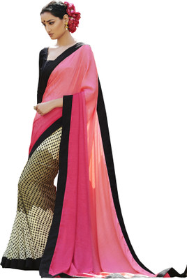 

Khushali Self Design, Printed Fashion Georgette, Crepe Saree(Pink, Black, Beige, Multicolor), Beige;black;multicolor;pink