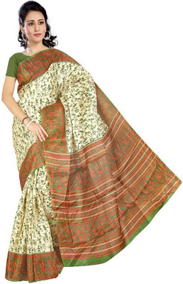 

Ishin Printed Fashion Art Silk Saree(Multicolor)