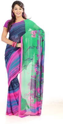 

Indian Wear Online Printed Fashion Art Silk Saree(Multicolor), Multicolor361