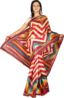 

Anushree Saree Self Design Fashion Silk Saree(Multicolor), Yellow