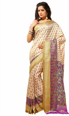 

Sunaina Printed Fashion Art Silk Saree(Multicolor)