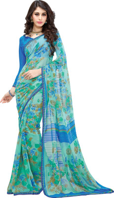 

Khushali Self Design, Printed Fashion Georgette Saree(Multicolor, Light Green), Light green;multicolor
