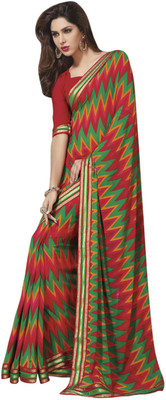 

Vishal Printed Fashion Georgette Saree(Green)