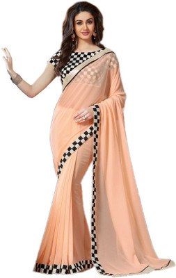 

K.C Embroidered Bollywood Georgette Saree(Orange)