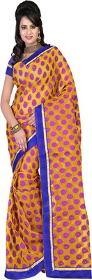 

Sanju Sarees Self Design Fashion Art Silk Saree(Blue)