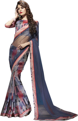 

Ishin Printed Fashion Georgette Saree(Multicolor)