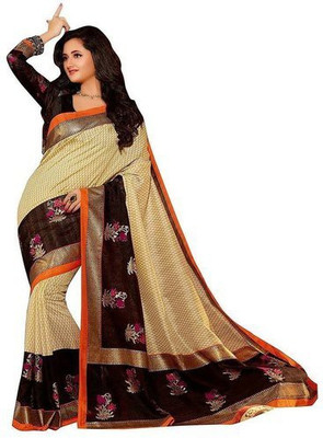 

Style Zone Printed Bhagalpuri Art Silk Saree(Multicolor)