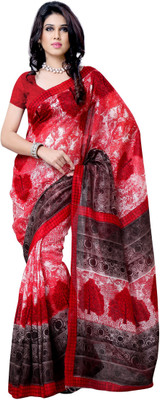 

JTInternational Printed Chanderi Handloom Art Silk Saree(Multicolor)